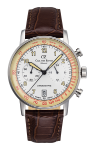 Schwarzenbach CvZ 0020 WH Quarz Chronograph Herrenarmbanduhr